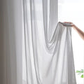 Axyaa White Vertical Louver Screen Curtain Blackout Phantom - Bay Window, Balcony Sunshade