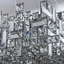 Axyaa Luxury Crystal LED Chandelier for Living Room, Bedroom, Dining, Kitchen - Modern Design