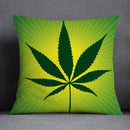 Axyaa Green Leaf Theme Pillowcase - Decorative Polyester Home Decoration 45*45cm