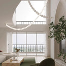 Axyaa Modern Living Room Chandeliers: LED Ceiling Lamp Hanging Lights
