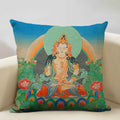 Retro Art Linen Cushion Cover 45 * 45 for Living Room Bedroom Decor with Axyaa Brand