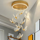 Axyaa Modern LED Chandeliers Indoor Ceiling Pendant Light for Dining Room