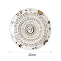 Axyaa Ceramic Sun Hanging Plate 10 Inches European Art Wall Decoration