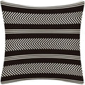 Axyaa Modern Black White Arrow Lines Pillowcase Linen Cushion Cover Home Decor