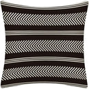 Axyaa Modern Black White Arrow Lines Pillowcase Linen Cushion Cover Home Decor