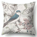 Axyaa Tree Flower Plant Landscape Print Pillow Cover 45X45CM