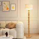 Axyaa LED Floor Lamp - Remote Control Dimming Nordic Ins Style Vertical Light