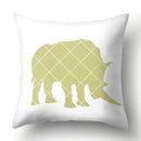 Axyaa Geometric Animal Series Pillowcase: Stylish Sofa Chair Seat Cover for Home Decor