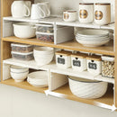 Axyaa Kitchen Storage Rack Countertop Shelf ABS Material Multi-Functional Organization