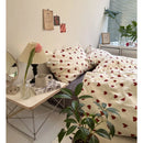 Axyaa Love Heart Bedding Set - Kid Adult Twin Full Queen Size Duvet Cover Pillowcase
