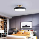 Axyaa Modern Macaron LED Ceiling Light - Dimmable Nordic Decor for Home & Office