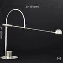 Axyaa Modern Gold LED Desk Lamp for Eye Protection and Home/Hotel Decor