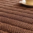 Axyaa Thick Corduroy Sofa Cushion: Anti-Slip, Durable, Gray Seat Covers