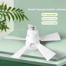 Axyaa 60W Remote Control LED Ceiling Fan Light Dimmable Screw Socket AC85-265v