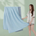 Axyaa Silk Ice Cream Quilt - Summer Cool, Washable, Thin, and Solid Color