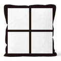 Axyaa Plaid Cat Paw Pillowcase Set