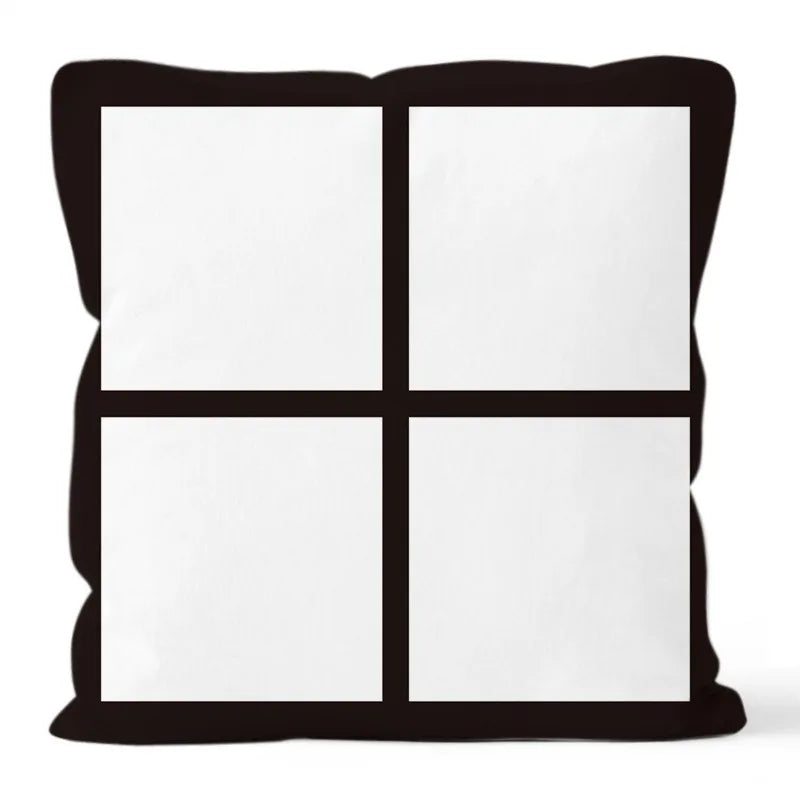 Axyaa Plaid Cat Paw Pillowcase Set
