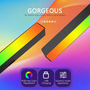 Axyaa Smart RGB Gaming Atmosphere Light - App Controlled Music Rhythm Lamp for TV & Computer
