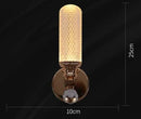 Axyaa Gold Sconce Wall Lights Nordic Minimalist Luxury Lamps for Bedroom, Aisle, Hallway