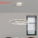 Axyaa Modern Minimalist Chandelier: Dimmable Pendant Light for Dining Table, Bar, and Home