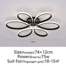 Axyaa Flower Ceiling Light: Nordic Warm LED for Bedroom, Living Room, Study & Restaurant.