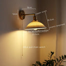 Axyaa Ceramic Copper LED Wall Lamp Nordic Modern Wandlamp Applique Da Parete