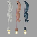 Axya Nordic Squirrel Resin Chandelier for Children's Bedroom