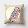 Axyaa Cute Owl Cushion Cover for Home Sofa Bedroom Decor