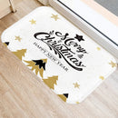 Axyaa Golden Black Letter Printed Door Mat, Non-Slip Floor Home Decoration