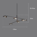 Axyaa LED Chandeliers for Modern Living Room Indoor Lighting