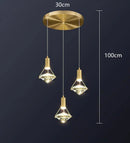 Axyaa Modern LED Chandeliers for Dining Room Pendant Lights Hanging Lamps