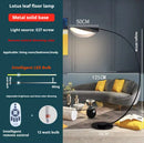 Axyaa Nordic LED Arc Corner Floor Lamp Remote Dimming Stand Light