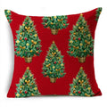 Axyaa Linen Christmas Cushion Cover 45x45cm Home Office Living Room Merry Christmas Gifts