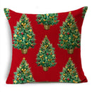 Axyaa Linen Christmas Cushion Cover 45x45cm Home Office Living Room Merry Christmas Gifts