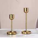 Axya Gold Iron Candle Cup Set for Romantic Home Decor & Events