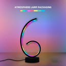 Axyaa LED Gaming Room Desk Lamp - Magic Running Numbers Design, USB-Powered