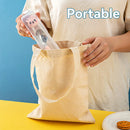 Axyaa Clear Tableware Organizer for Travel and Home Storage
