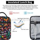 Axyaa Day of The Dead Insulated Lunch Bag - Portable Thermal Lunch Tote