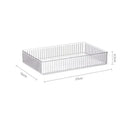 Axyaa Plastic Desk Drawer Organizer Box Storage for Jewelry, Makeup, and Accessories