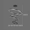 Axyaa Vintage Ring Pendant Ceiling Chandelier Light