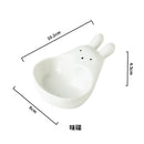 Axyaa Rabbit Ceramic Small Plates - Set of 2