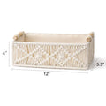 Axyaa Cotton Rope Organizer Box for Desktop, Toys, Keys, Snacks, and Sundries