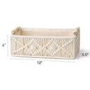 Axyaa Cotton Rope Organizer Box for Desktop, Toys, Keys, Snacks, and Sundries
