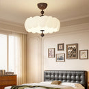 Axyaa French Cream Retro Ceiling Lamps for Bedroom, Dining, Living Room
