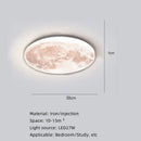 Nordic Moon Ceiling Light by Axyaa: Modern LED Bedroom Lamp for Home Decor, Aisle, and Balcony