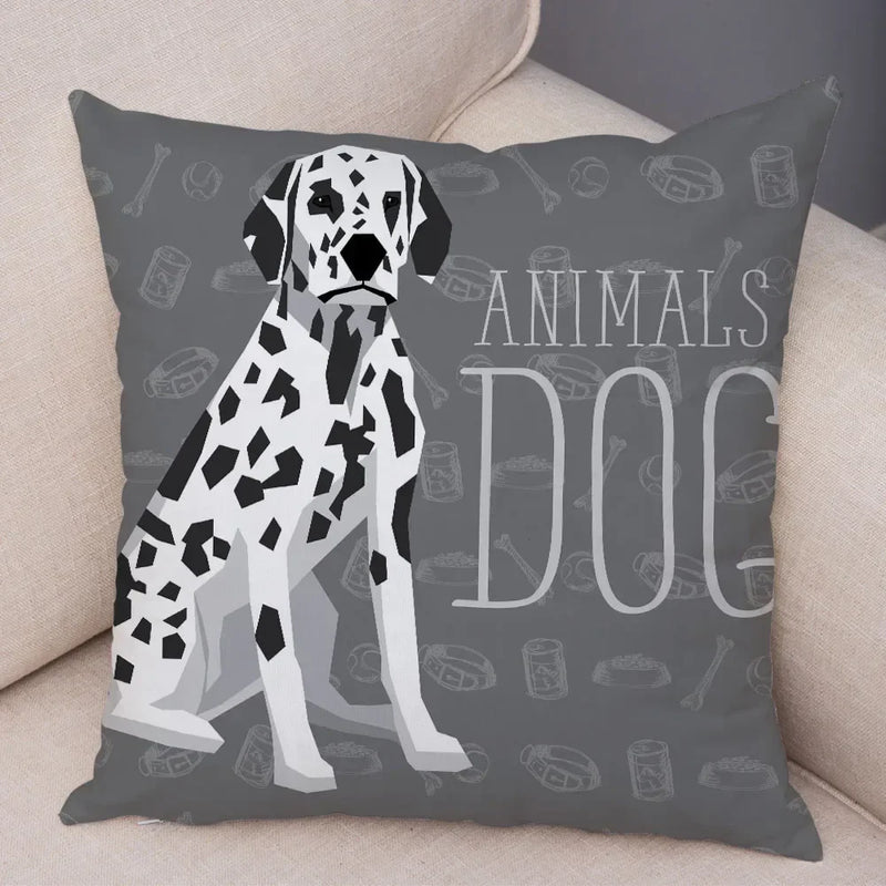 Axyaa Cartoon Dog Pet Animal Pillowcase