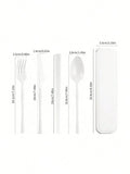 Axyaa Plastic Tableware Set for Picnics, Camping, Student Supplies