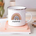 Axyaa Rainbow Enamel Mug for Kids - Personalized Drinkware Gift