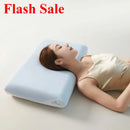 Axyaa Memory Cotton Neck Pillow with Double Core for Deep Sleep