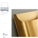 Axyaa Modern Minimalist Copper Brass Wall Sconce Wall Lamp